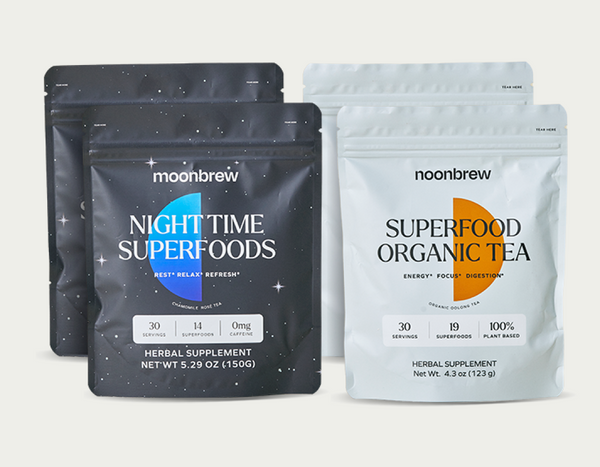 Day & Night Bundle - 30 Servings NoonBrew + 30 Servings MoonBrew