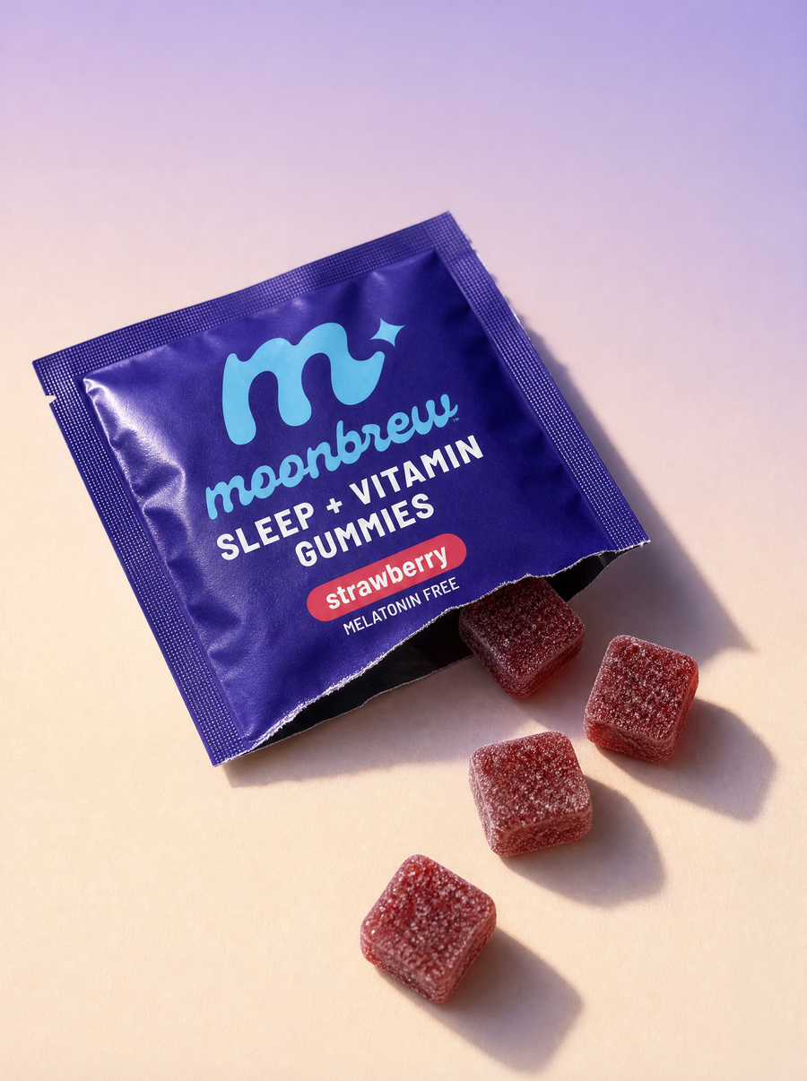 40 nutrients. 17 real fruits. Zero melatonin.