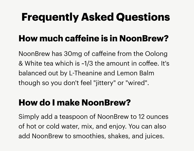 NoonBrew - 90 Servings